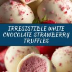 White Chocolate Strawberry Truffles Recipe