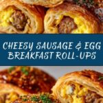 Sausage, Egg and Cheese Breakfast Roll-Ups Recipe