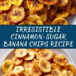 Cinnamon-Sugar Air Fryer Banana Chips Recipe