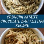 Crunchy Kataifi Dubai Chocolate Bar Filling Recipe