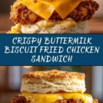 Buttermilk Biscuit Fried Chicken Sandwich Recipe