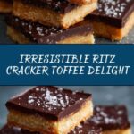 Easy Ritz Cracker Toffee Recipe