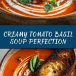 Easy Creamy Tomato Basil Soup Recipe