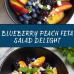 Blueberry Peach Feta Salad Recipe