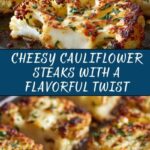Easy Cheesy Cauliflower Steaks To Try Tonight Recipe