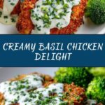 Chicken in Basil Cream Sauce Recipe