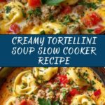 Slow Cooker Creamy Tortellini Soup Recipe