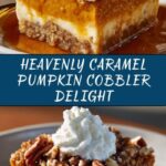 Caramel Pumpkin Cobbler with Pecans Recipe
