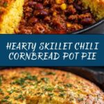 Skillet Chili Cornbread Pot Pie Recipe