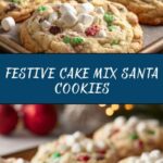 Cake Mix Chocolate Chip Santa Cookies Recipe