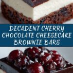 Irresistible Cherry Chocolate Brownie Cheesecake Bars Recipe