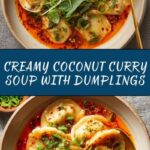 Coconut Curry Soup with Dumplings Recipe