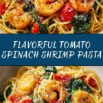 Tomato Spinach Shrimp Pasta Recipe