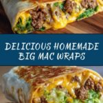 Homemade Big Mac Wraps Recipe