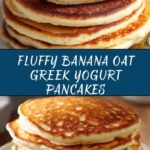 Banana Oat Greek Yogurt Pancakes Recipe