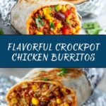 Crockpot Chicken Burritos Recipe