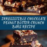 Chocolate Peanut Butter Crunch Bars Recipe