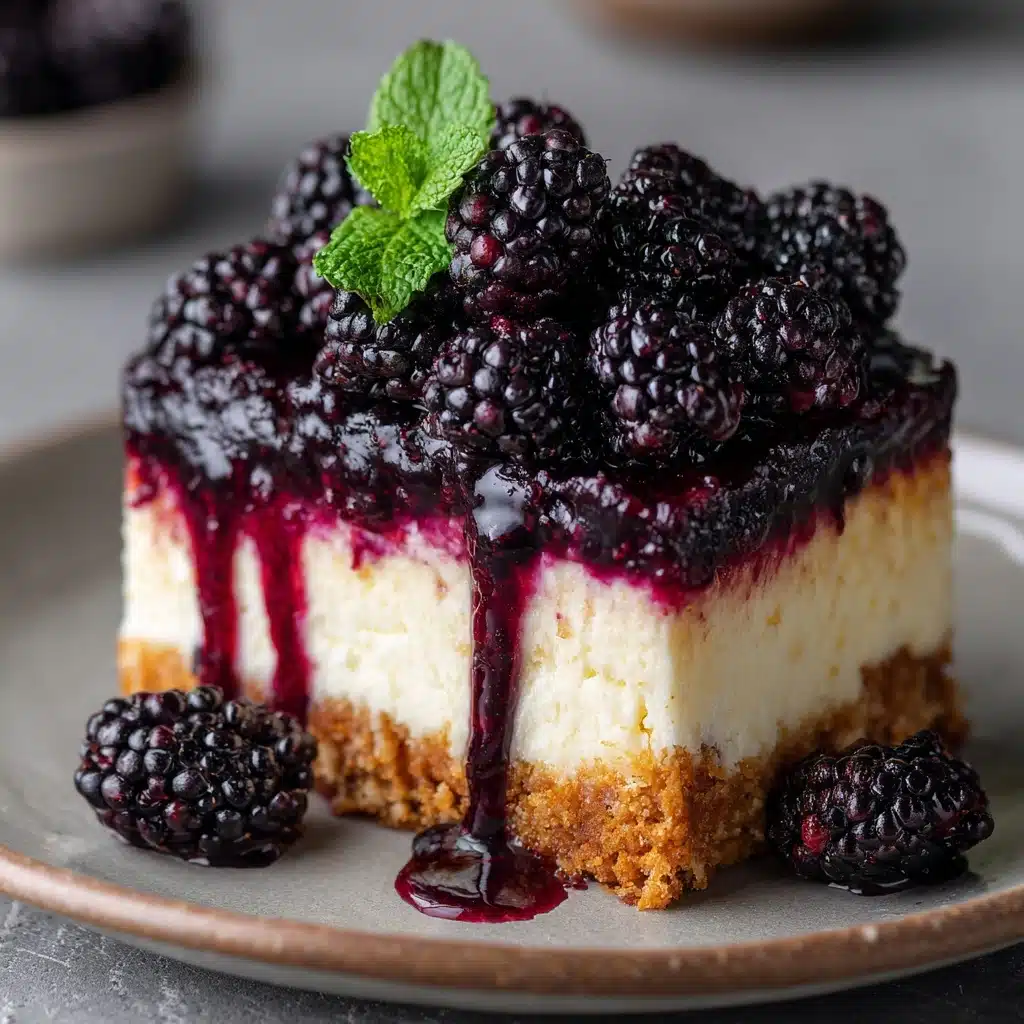 Blackberry Cheesecake Recipe - Recipe Image