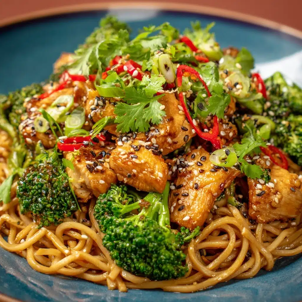 Chicken Stir-Fry with Rice Noodles Recipe