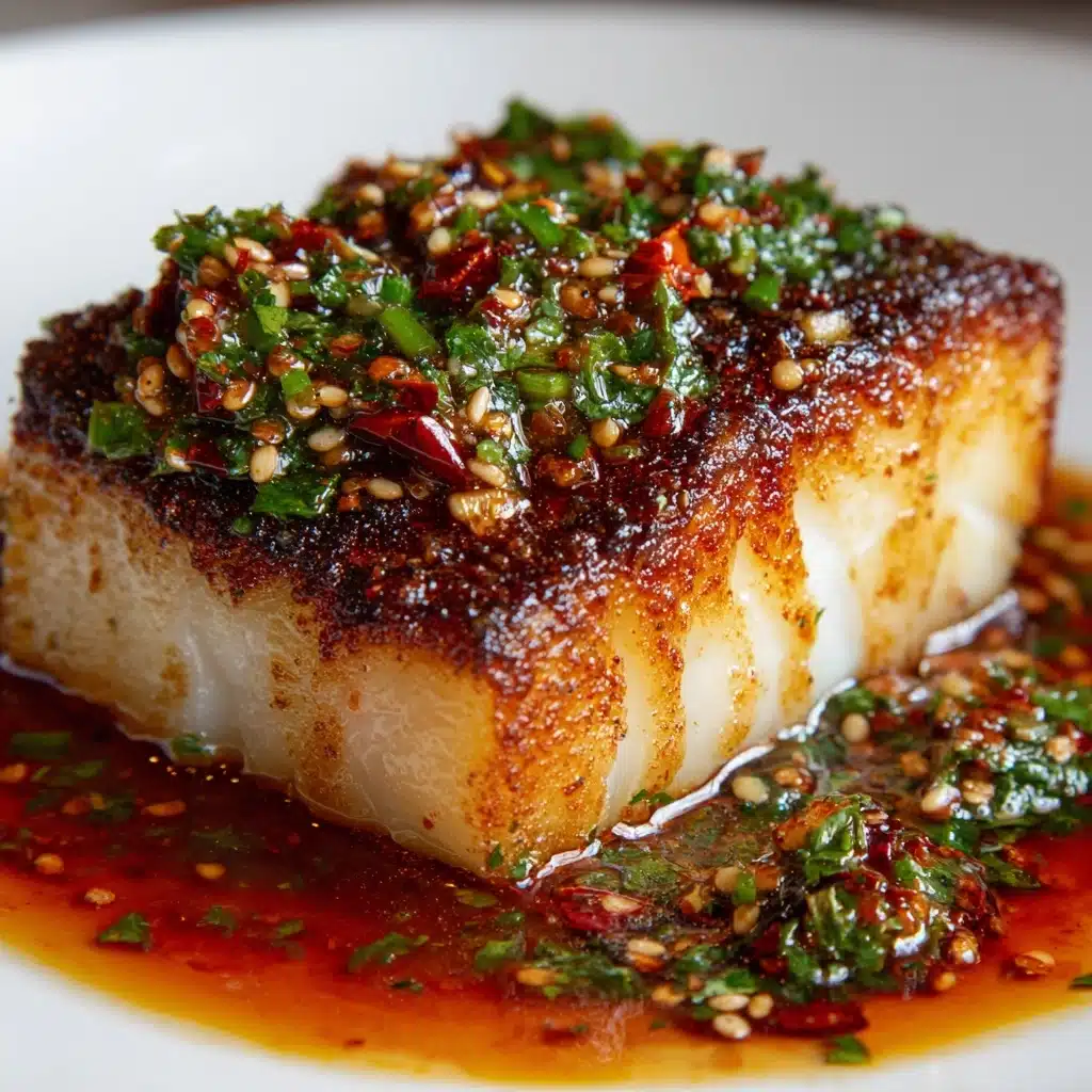 Pan-Fried Sea Bass with Chili & Greens Recipe - Recipe Image