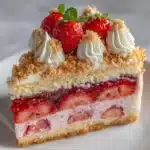 Strawberry Crunch Cheesecake Delight Recipe