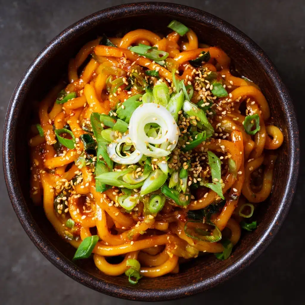 Easy Kimchi Noodles Recipe