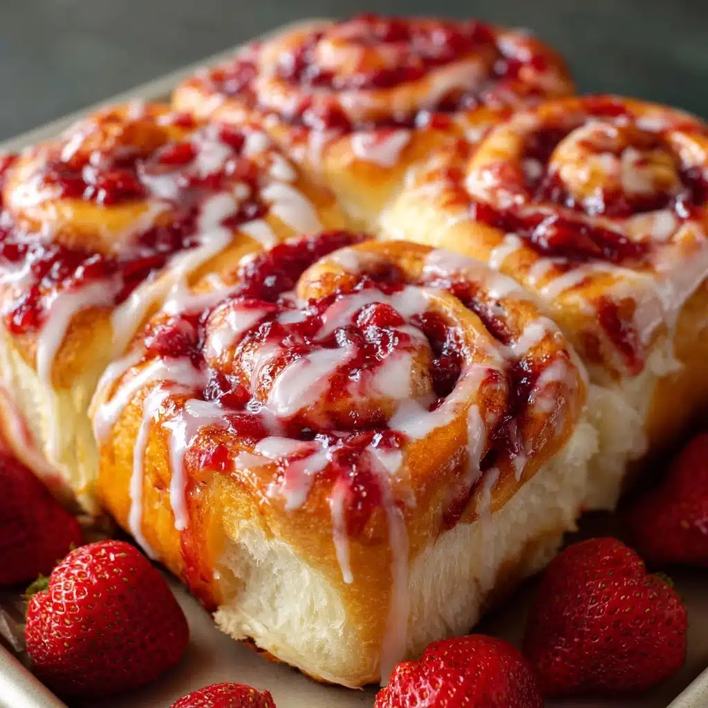 Strawberry Cheesecake Cinnabon Rolls Recipe