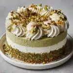 Pistachio Cream Cake Recipe