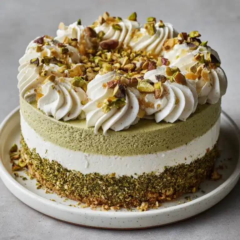 Pistachio Cream Cake Recipe
