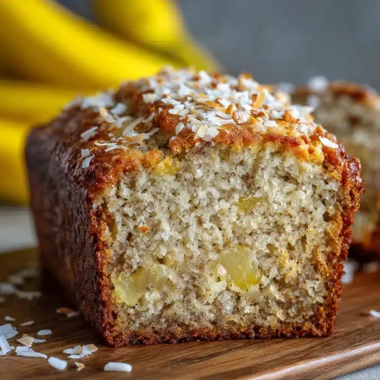 Hawaiian Banana Bread with Pineapple & Coconut : Tropical Bliss Recipe