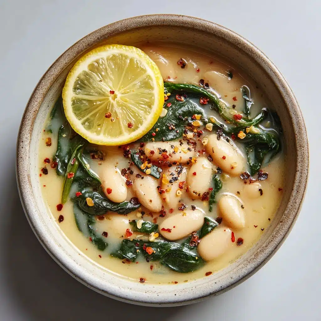 Creamy Lemon Garlic Butter Beans Recipe - Recipe Image