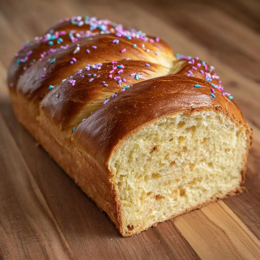 Italian Ricotta Easter Bread Recipe - Recipe Image