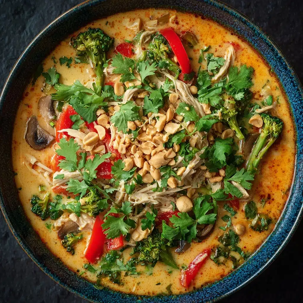 Slow Cooker Thai Coconut Chicken Soup Recipe - Recipe Image