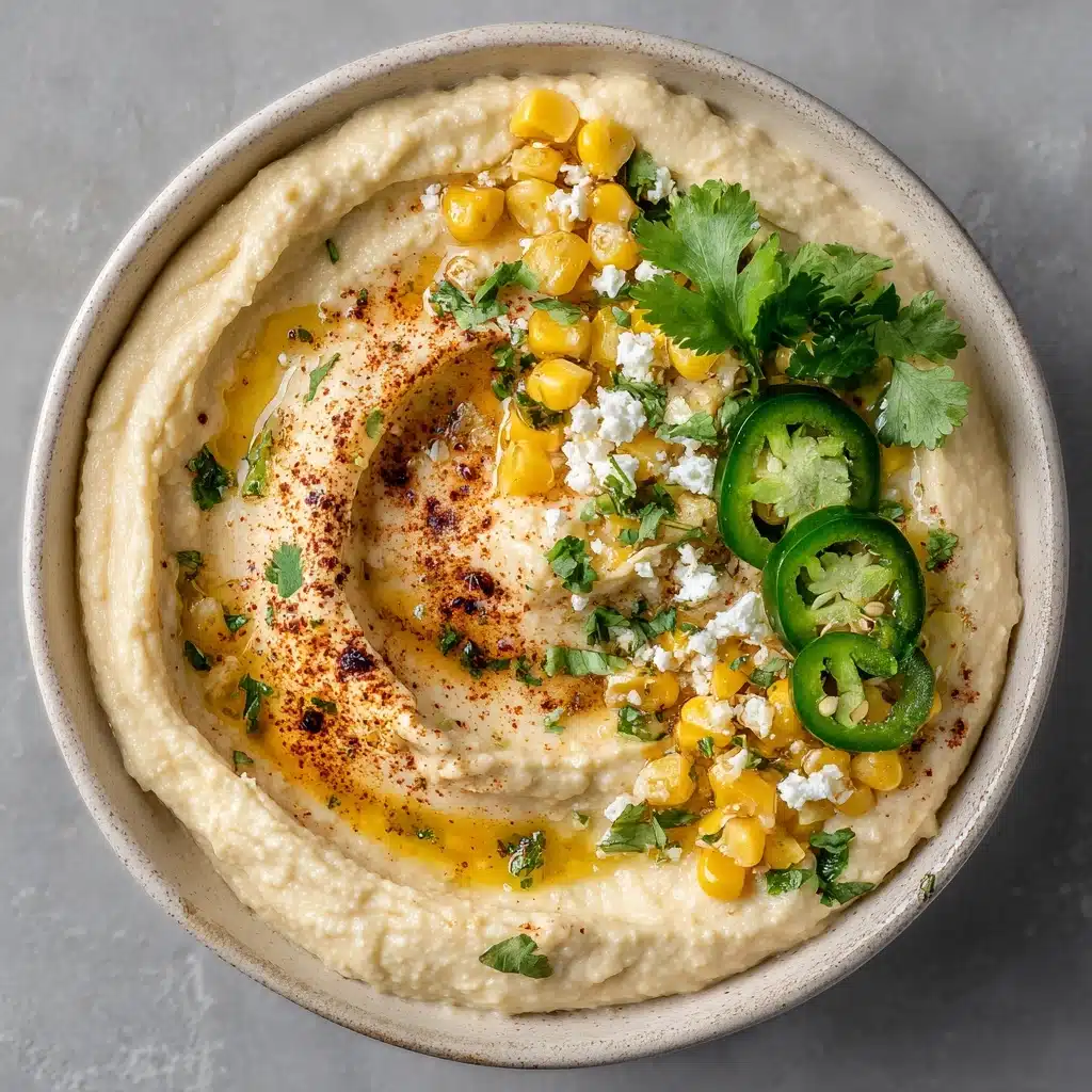 Street Corn Hummus Recipe - Recipe Image