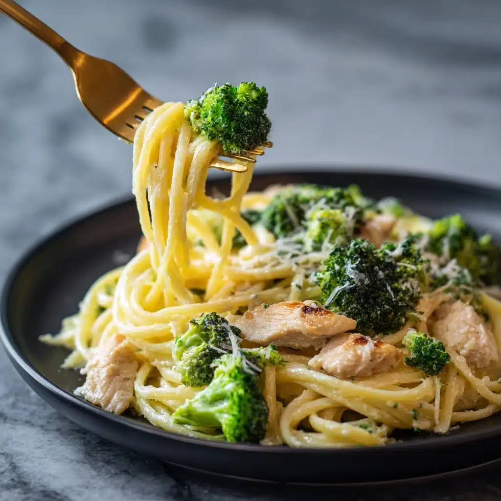 Broccoli Cheddar Noodle Skillet Recipe
