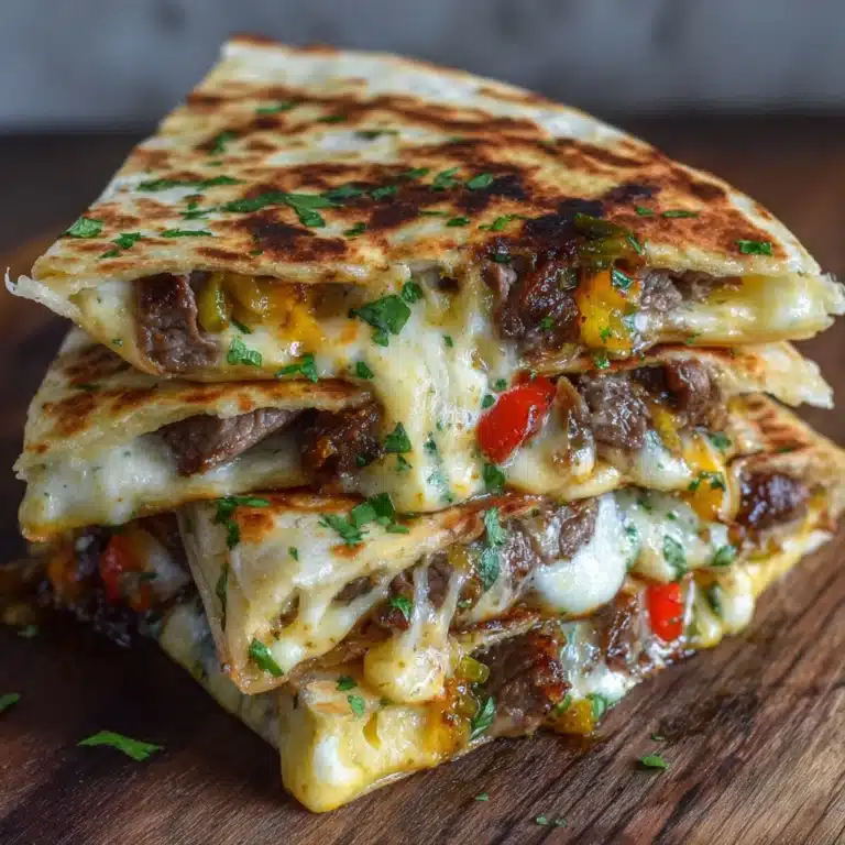 Philly Cheese Steak Quesadillas Recipe
