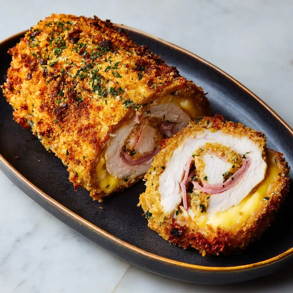 Chicken Cordon Bleu Meatloaf Recipe - Recipe Image