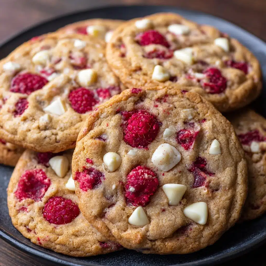 Raspberry and White Chocolate Cookies Recipe