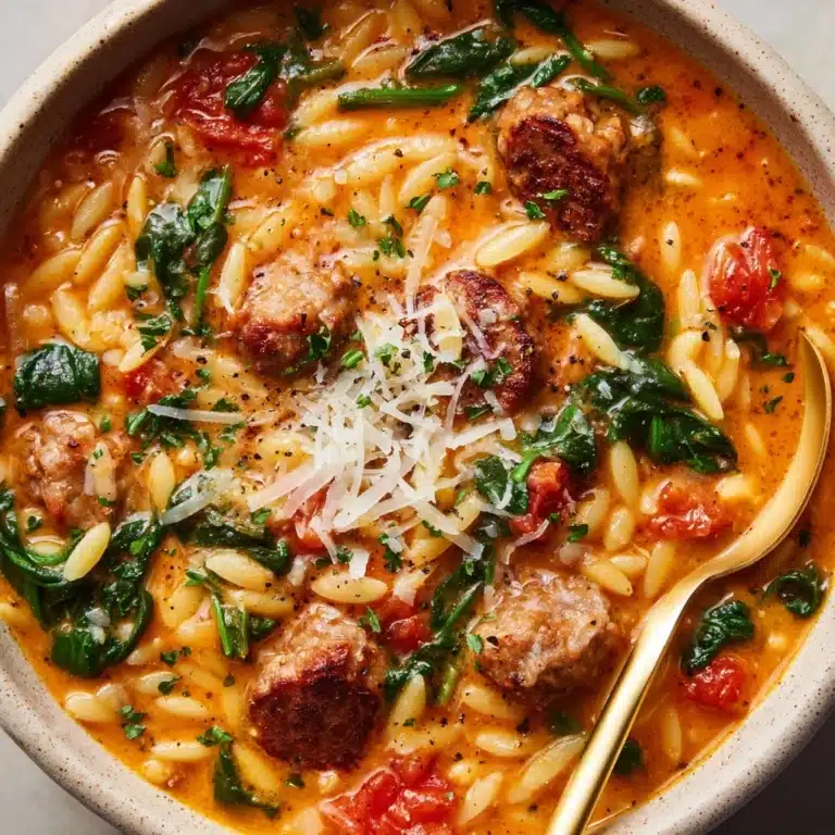 Marry Me Sausage Orzo Soup Recipe