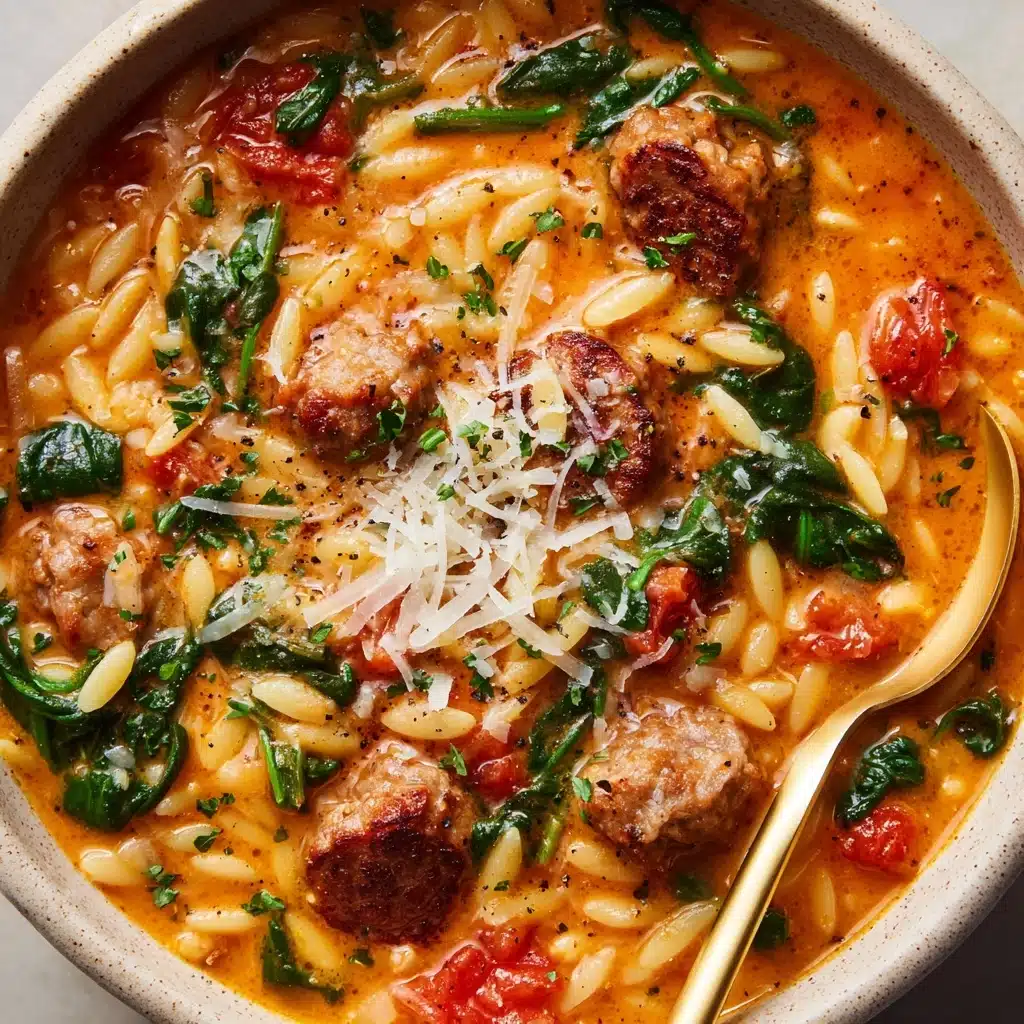Marry Me Sausage Orzo Soup Recipe - Recipe Image