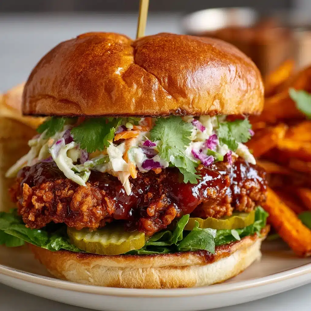 Honey Chipotle Fried Chicken Sandwich Recipe - Recipe Image
