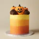 Stenciled Halloween Sprinkle Cake Recipe