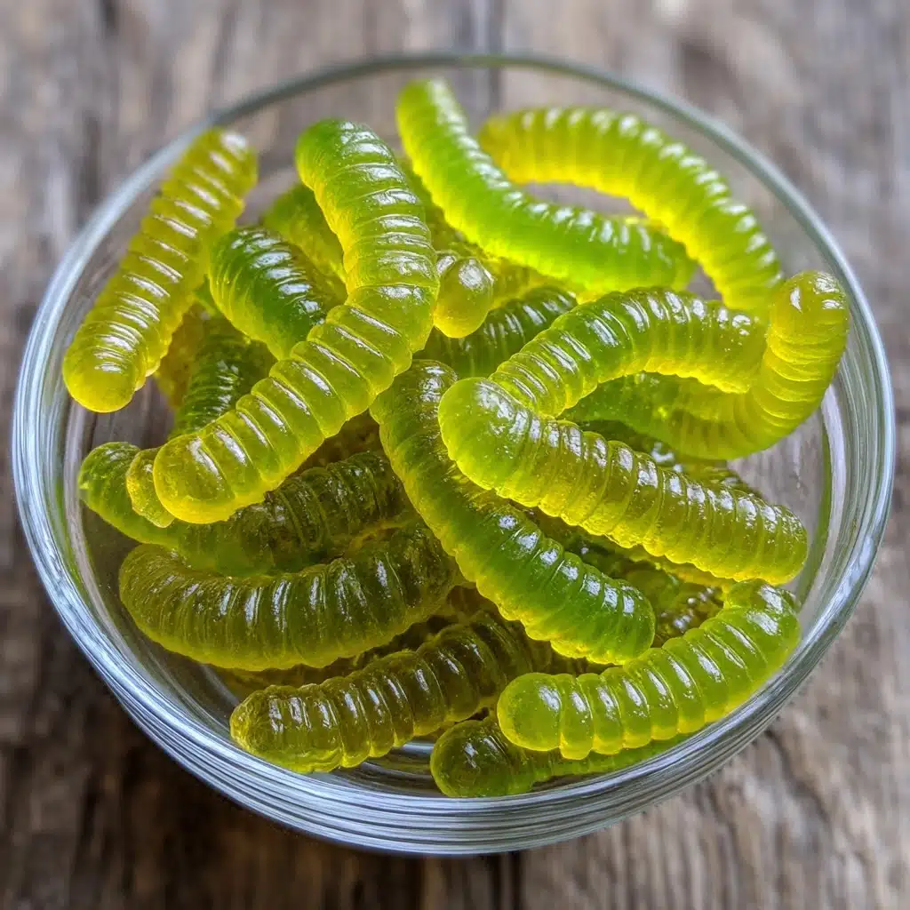 Dill Pickle Gummy Worms Recipe - Recipe Image