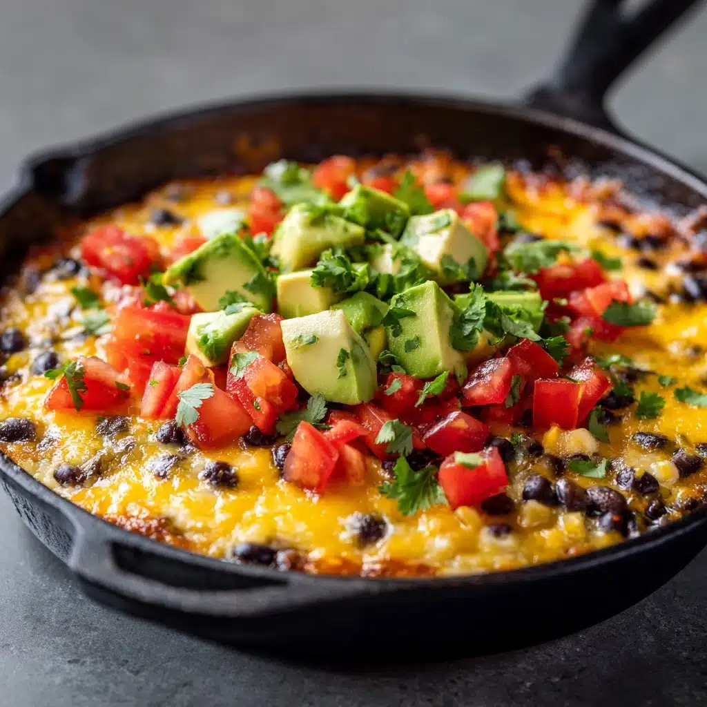 Cheesy Chicken Burrito Skillet Recipe - Recipe Image
