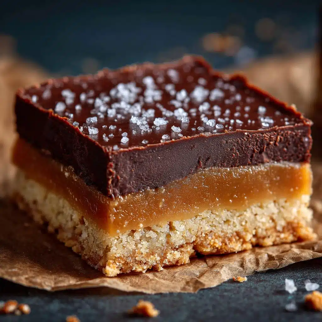 Nutella Stuffed Salted Caramel Blondies Recipe - Recipe Image