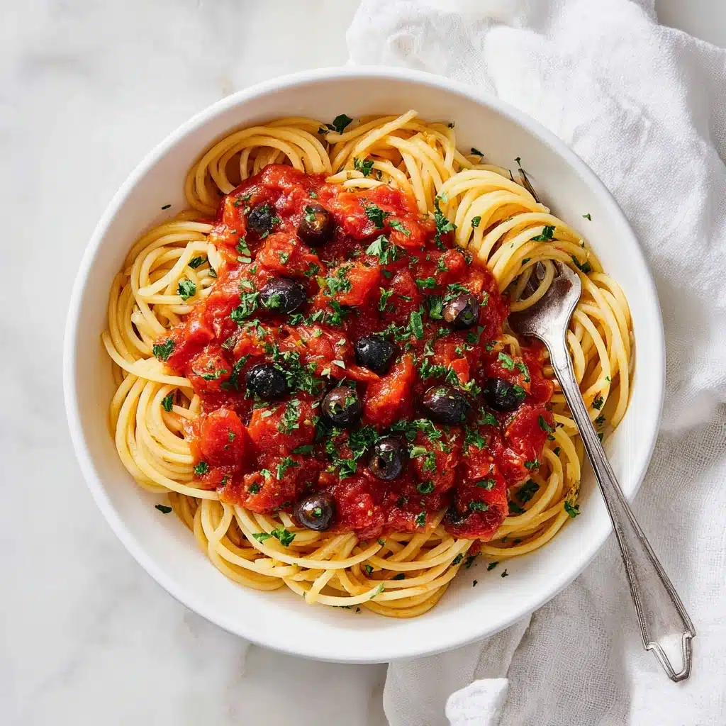 Pasta Puttanesca Recipe - Recipe Image