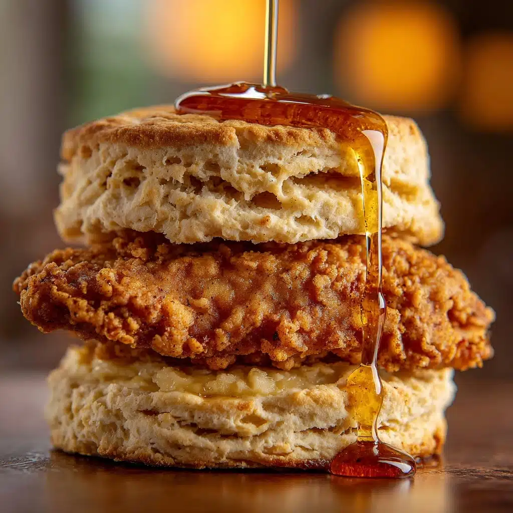 Hot Honey Chicken Biscuits Recipe - Recipe Image