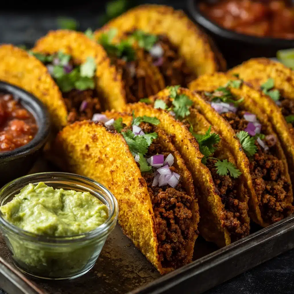Crispy Ground Beef Tacos Recipe - Recipe Image
