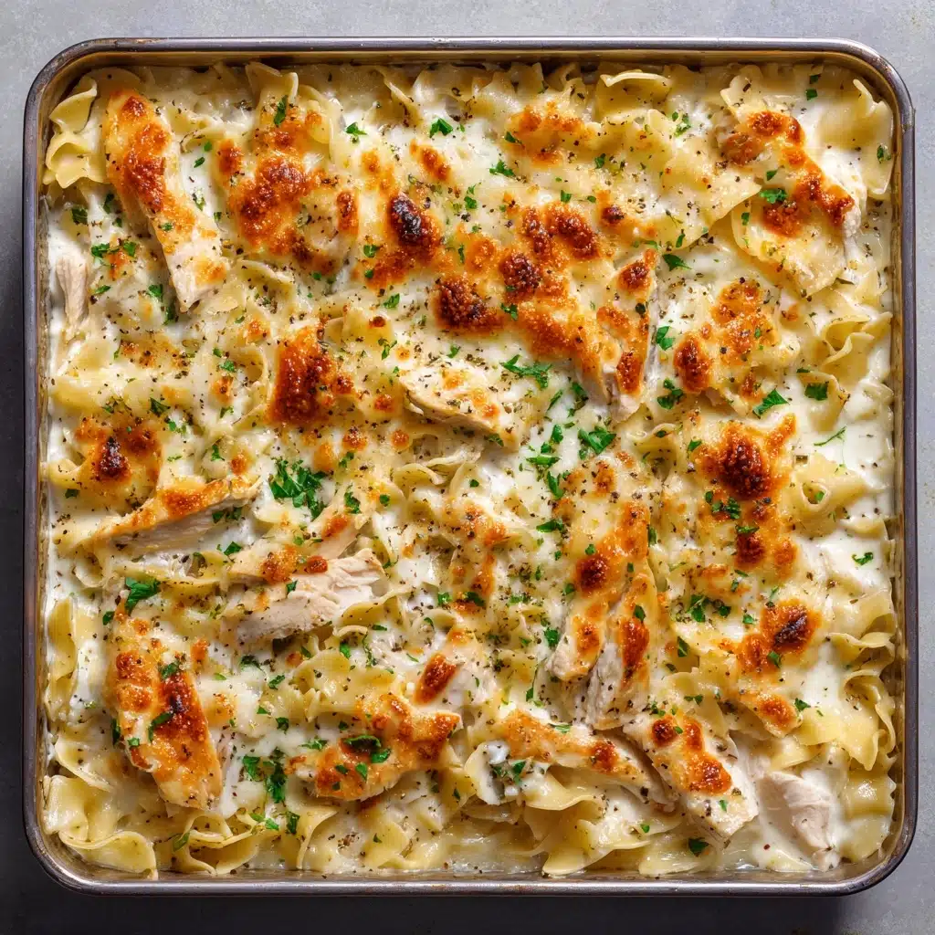 Cheese Chicken Alfredo Bake Recipe