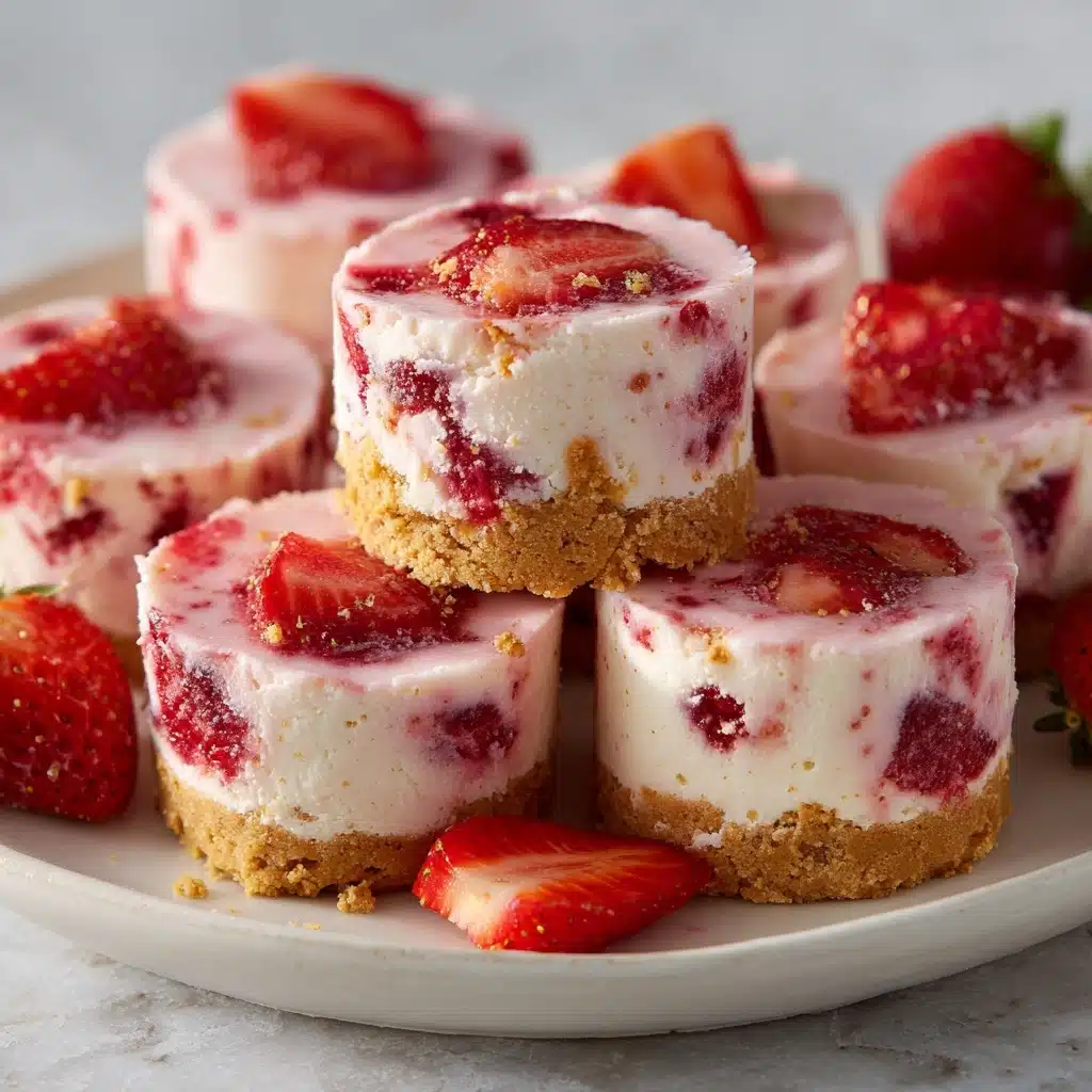 Strawberry Yogurt Bites Recipe - Recipe Image